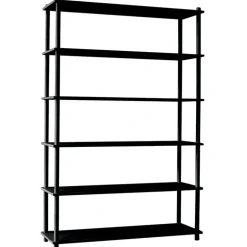 Woud Elevate shelving system 6, black