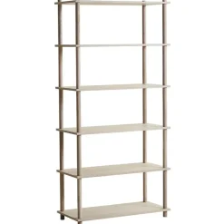 Woud Elevate shelving system 5, oak