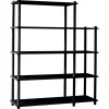 Woud Elevate shelving system 4, black