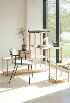 Woud Frame chair, black - beige Davis Sawana 17