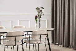 Woud Frame chair, black - beige Davis Sawana 17