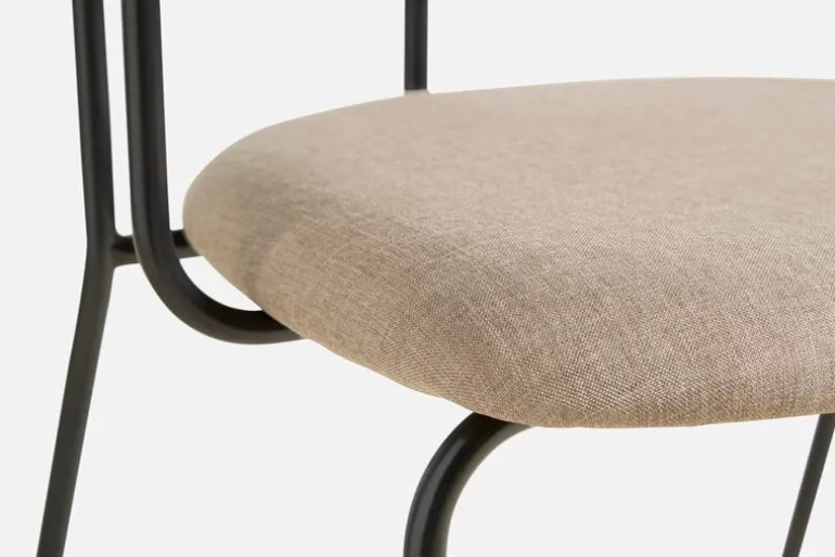 Woud Frame chair, black - beige Davis Sawana 17