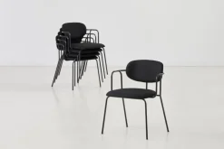 Woud Frame chair, black - black Davis Sawana 14