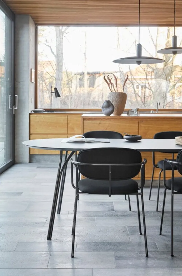 Woud Frame chair, black - black Davis Sawana 14