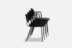 Woud Frame chair, black - black Davis Sawana 14