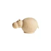 Woud Hibo Hippopotamus figurine, mini, oak