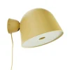 Woud Kuppi wall lamp, mustard yellow