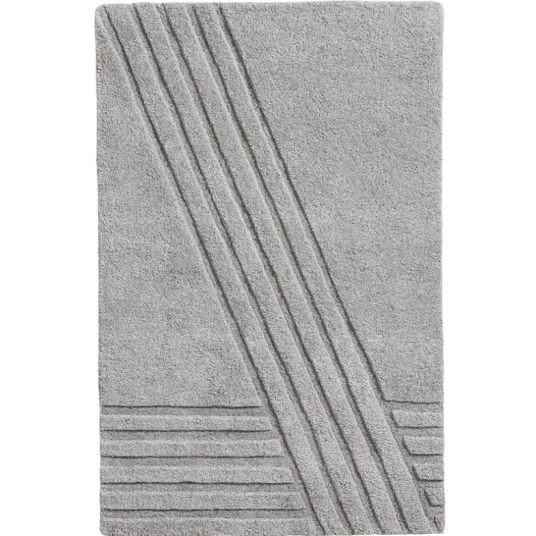 Woud Kyoto rug, 90 x 140 cm, grey