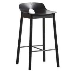 Woud Mono bar stool 65 cm, black