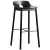 Woud Mono bar stool 75 cm, black