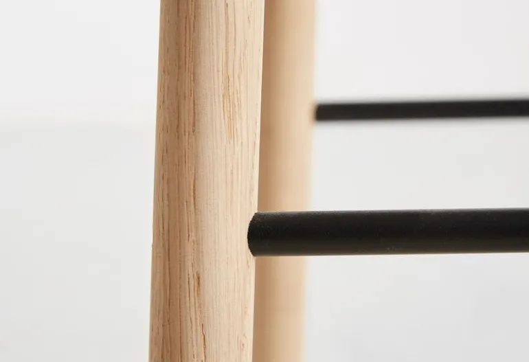 Woud Mono bar stool 65 cm, oak