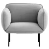 Woud Nakki 1-seater, light grey