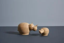 Woud Rina Rhinoceros figurine, medium