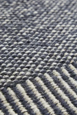 Woud Rombo rug, 90 x 140 cm, grey