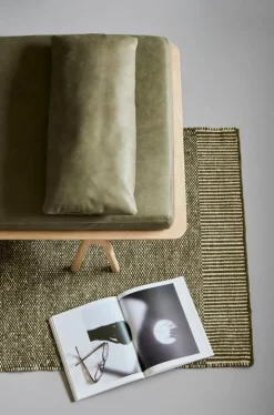 Woud Rombo rug, 75 x 200 cm, green