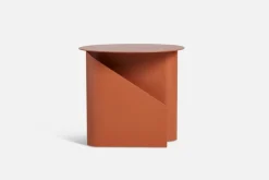 Woud Sentrum side table, burned orange