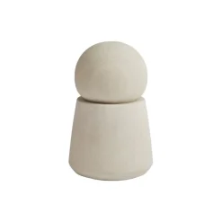 Woud Serene jar, tall, grey sandstone