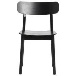 Woud Soma dining chair, black painted ash