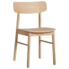 Woud Soma dining chair, white pigmented oak