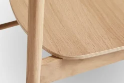 Woud Soma dining chair, white pigmented oak