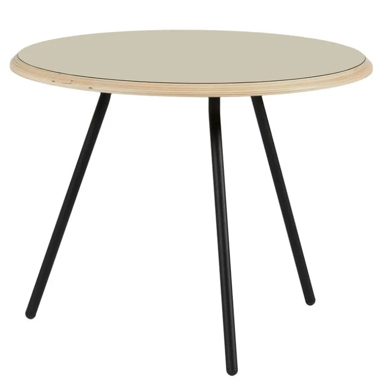 Woud Soround coffee table, 60 cm, beige nano laminate