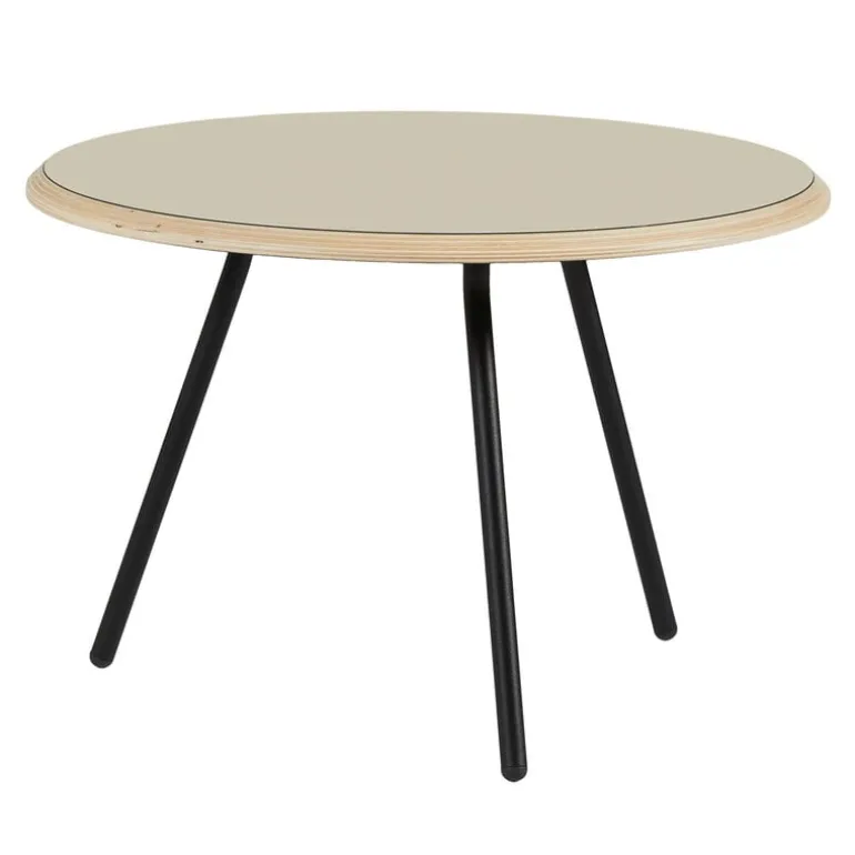 Woud Soround coffee table, 60 cm, beige nano laminate