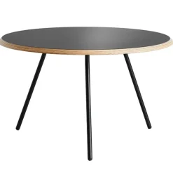 Woud Soround coffee table, 60 cm, charcoal black nano laminate