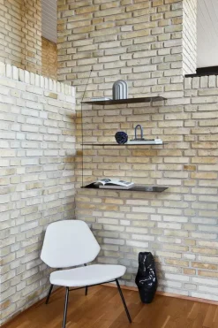 Woud Stedge add-on shelf 80 cm, smoked oak