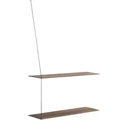 Woud Stedge shelf 80 cm, smoked oak