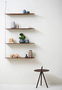 Woud Stedge shelf 80 cm, smoked oak