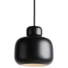 Woud Stone pendant, large, black