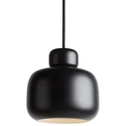 Woud Stone pendant, large, black