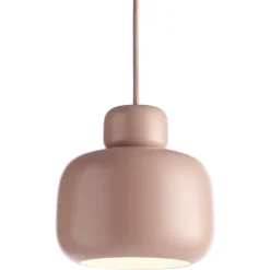 Woud Stone pendant, small, dusty rose