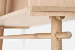 Woud Töjbox coat rack, large, oak