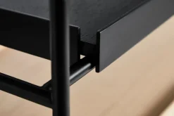 Woud Tray shelf, high, 1+2 oak - 1+2 black