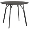 Woud Tree dining table, round 90 cm, black