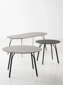 Woud Tree dining table, round 120 cm, black