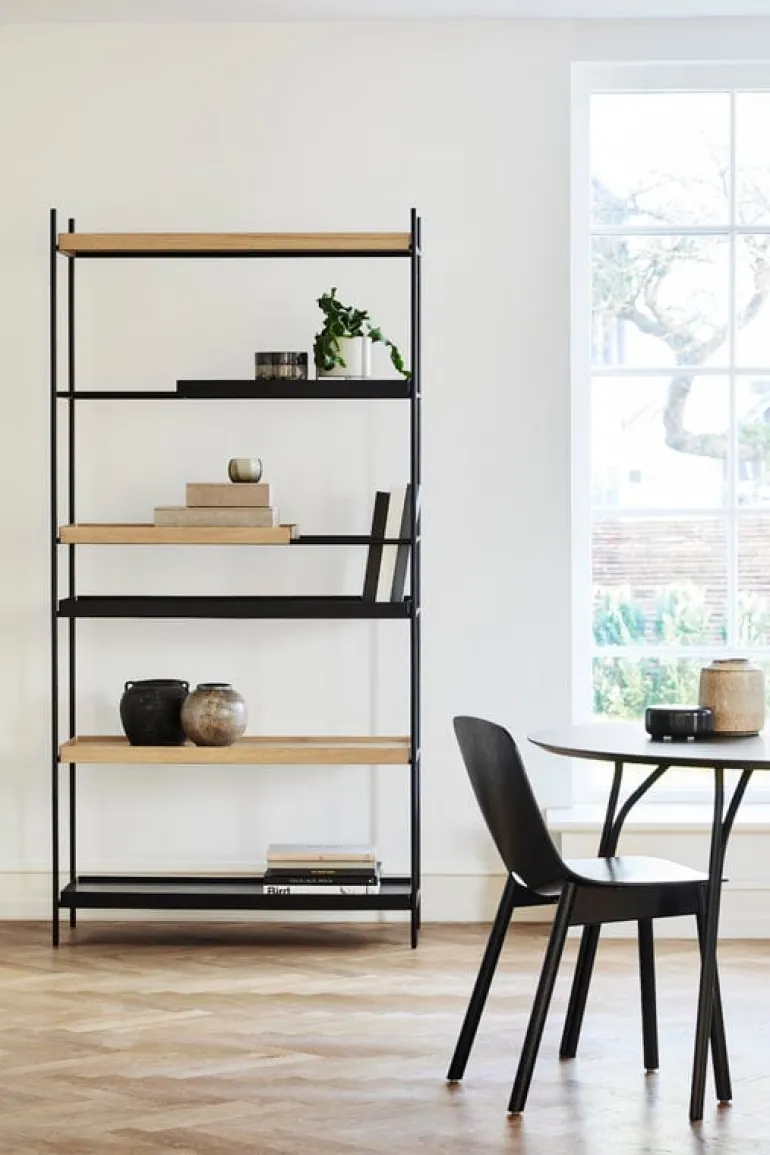 Woud Tree dining table, round 120 cm, black