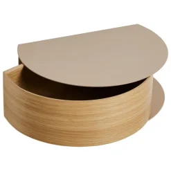 Woud Wallie wall drawer, oak - grey beige