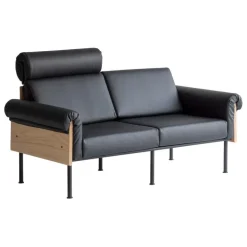 Yrjö Kukkapuro Ateljee neck support, black leather