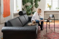 Yrjö Kukkapuro Ateljee neck support, black leather