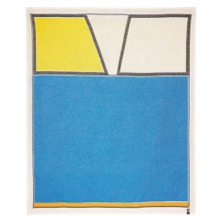 ZigZagZurich Too blue blanket, 140 x 160 cm, multicolour