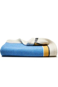 ZigZagZurich Too blue blanket, 140 x 160 cm, multicolour